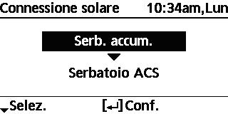 Menu 5.11 Interrut. est. 5.12 Connessione solare La connettività del PCB opzionale deve essere selezionata su SÌ per abilitare la funzione.