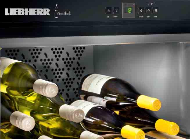 rmarios bodega para conservación y envejecimiento de vinos Vinothek El control electrónico de alta precisión está dotado con un indicador