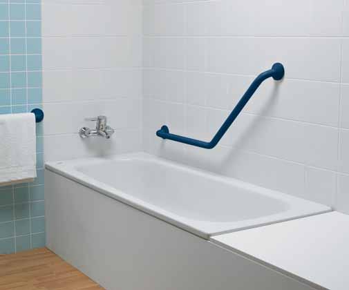 Accesibilidad / Hospitales Un baño de accesibilidad y seguridad Bañera La altura del borde superior de bañera