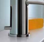 En el baño o la ducha la tecla Eco Click ajusta el caudal al 50%, contribuyendo al ahorro de agua. Temperatura constante.