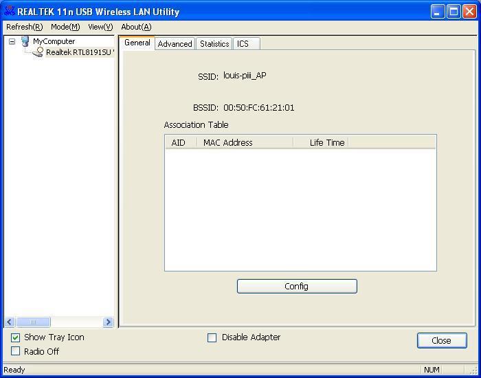 WUSB300M 25 Software AP Este adaptador puede funcionar como un punto de acceso inalámbrico.