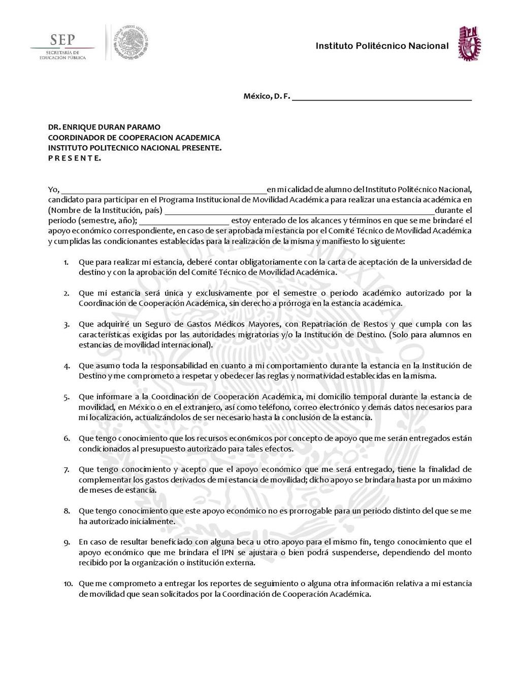 FORMATO CCA05 Carta compromiso del alumn@, http://www.cca.ipn.