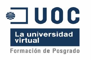 Master Internacional de e-learning de la Universitat Oberta de Catalunya (UOC)