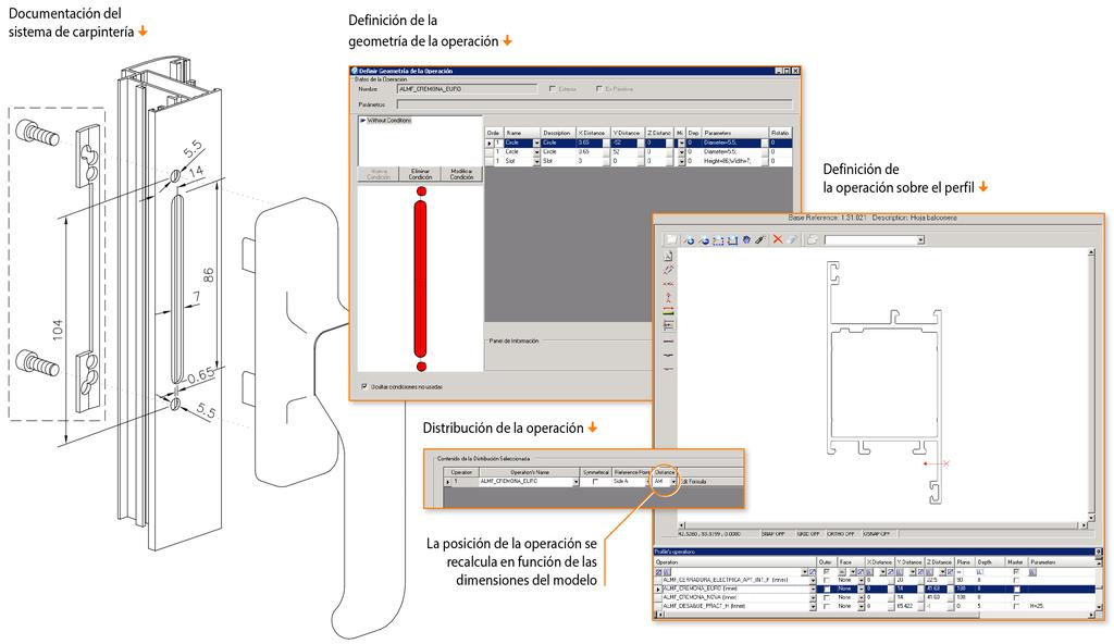 1. Ventajas y características PrefCAM es el módulo de PrefSuite que permite que las ventanas modeladas tengan además información de los mecanizados para una transferencia automática a cualquier tipo