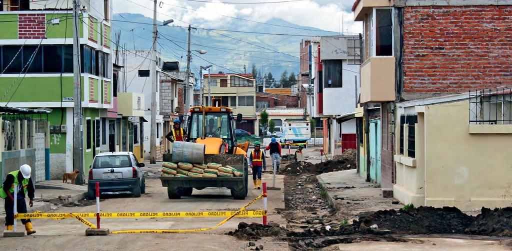 Proyecto 24 Ubicación Riobamba Inversión USD 28 millones Descripción Crédito para la construcción del nuevo sistema de agua potable y alcantarillado.