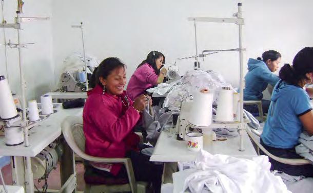 Proyecto 31 Manos artesanales vistiendo a la niñez Ubicación Chimborazo Hilando el desarrollo Inversión USD 3,7 millones Descripción Artesanas y