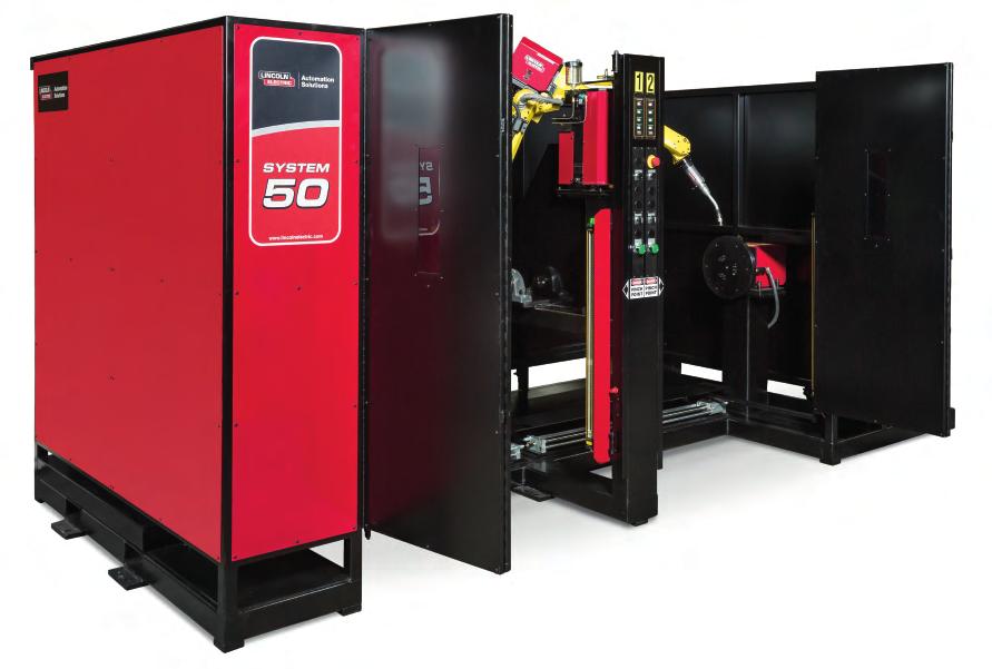 Sistema 50 SISTEMA DE DOBLE HEADSTOCK El Sistema 50 puede mejorar dramáticamente la producción de partes estándar mejorando la productividad, calidad y seguridad.