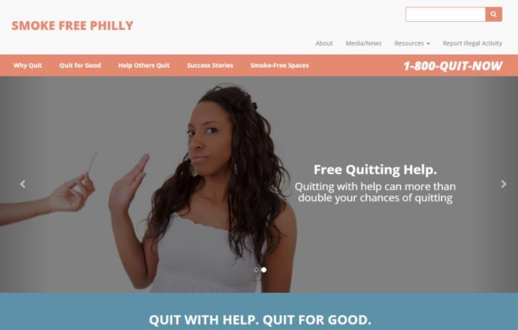 Ponte Sano Filadelfia (Get Healthy Philly) Nutrición y Actividad Física Campañas en medios masivos Entornos