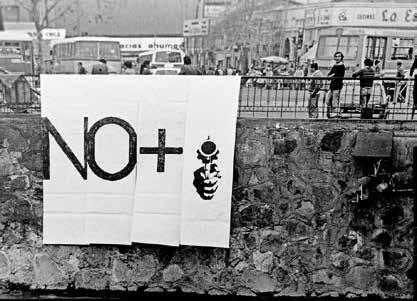 CADA, No +, 1983 Fotografía en B/N LOTTY ROSENFELD POR UNA POÉTICA DE LA REBELDÍA 8 MAR. 21 JUL.