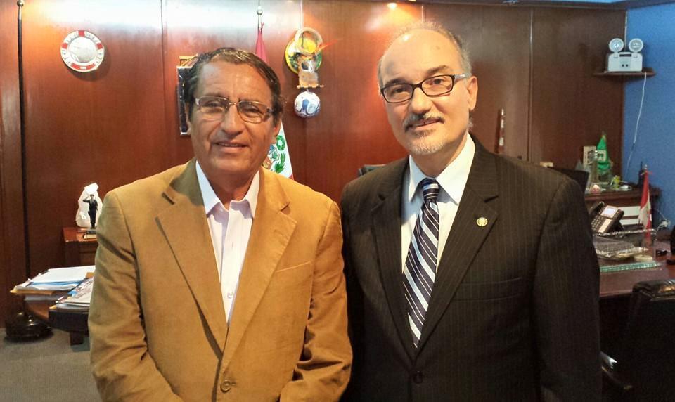 Alcalde Oscar Benavides Majino, esta visita permitió estrechar lazos de amistad entre la comuna ateniense y la Organización de los Estados Americanos, así como discutir sobre la posibilidad de