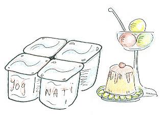 En preparaciones como salsa bechamel, postres caseros, cremas, etc Todos, con limitación de los quesos azules (roquefort y similares) por su alto