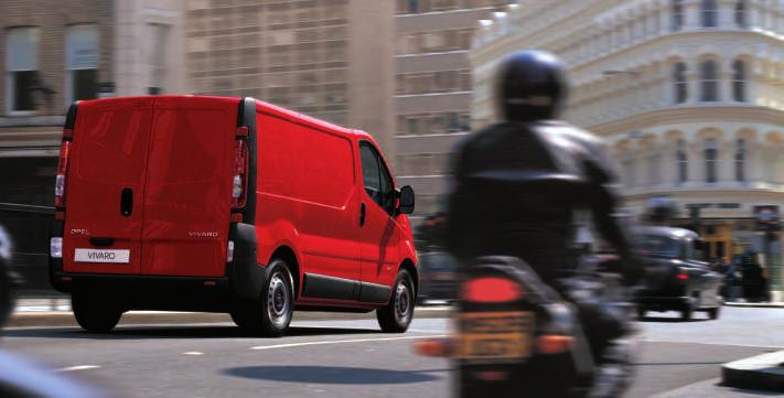 El completo equipamiento de seguridad activa y pasiva del Opel Vivaro incluye de serie dirección asistida, sistema de frenos con