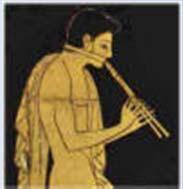 AULÓS: Especie de flauta doble. Cada mano se encargaba de uno de los tubos. los romanos llamaron a este instrumento TIBIA.