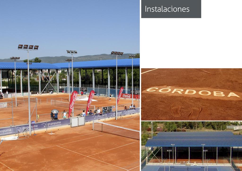 Open Arena dispone de las mejores y más modernas instalaciones deportivas de Andalucía, compuestas por: -7 pistas de tenis de tierra batida (4 cubiertas)