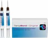 Temp Bond sin modificador 12-001 36,20 19,50 Temp Bond NE 12-004 36,20 19,50 IRM Material de restauración a base de óxido de zinc eugenol.