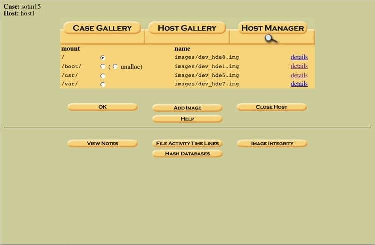 Qué es Autopsy Forensics Browser? Autopsy Forensics Browser es una interfaz gráfica de las herramientas de análisis en línea de comando para realizar investigación digital incluidas en The Sleuth Kit.