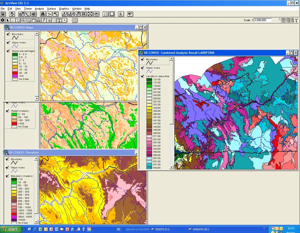 Diseño Topografía Informática Telemática Sistemas de Información Geográfica Figura: Ejemplo de