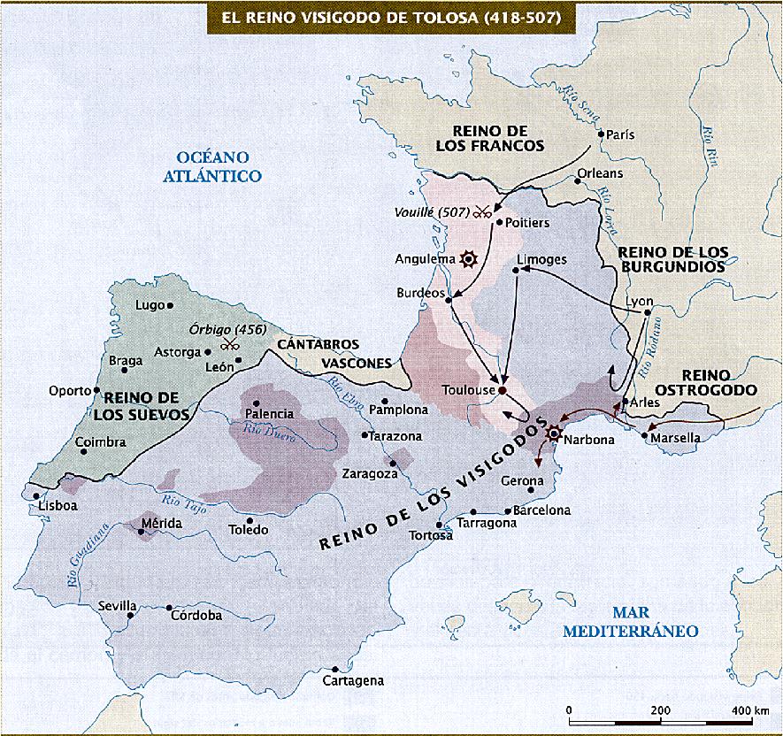 El reino visigótico de Tolosa-Toledo Fernando García de