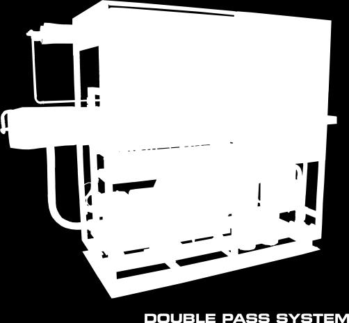 DOUBLE PASS REVERSE OSMOSIS SYSTEM TO OBTAIN TECHNICAL WATER (<10ppm) FROM SEA WATER ADVANTAGES: Fully automatic system No intermediate water storage tank.