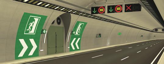 6. SEGURIDAD EN LA AUTOPISTA: Actuaciones de emergencia en túneles Recomendaciones en caso de evacuación Los recorridos de evacuación en el interior de los túneles cuentan con señalización para guiar