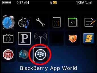 Blackberry World La aplicación Blackberry World sirve para buscar la música, los juegos y las aplicaciones que más te gustan. 1.