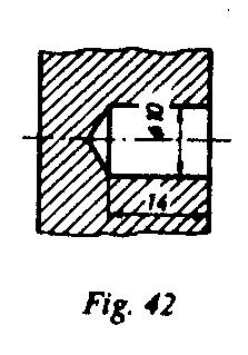 aunque se admite colocarlas entre dicha línea (Fig. 38) Cuando una cifra de cota no corresponde a la escala dibujada se debe subrayar para que destaque esta anomalía. (46 Fig.