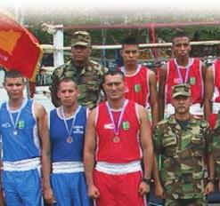 El Ejército participó en 17 competencias organizadas por las federaciones y organismos rectores del deporte nacional, con la asistencia de 373 atletas militares, en las disciplinas de boxeo, softbol,