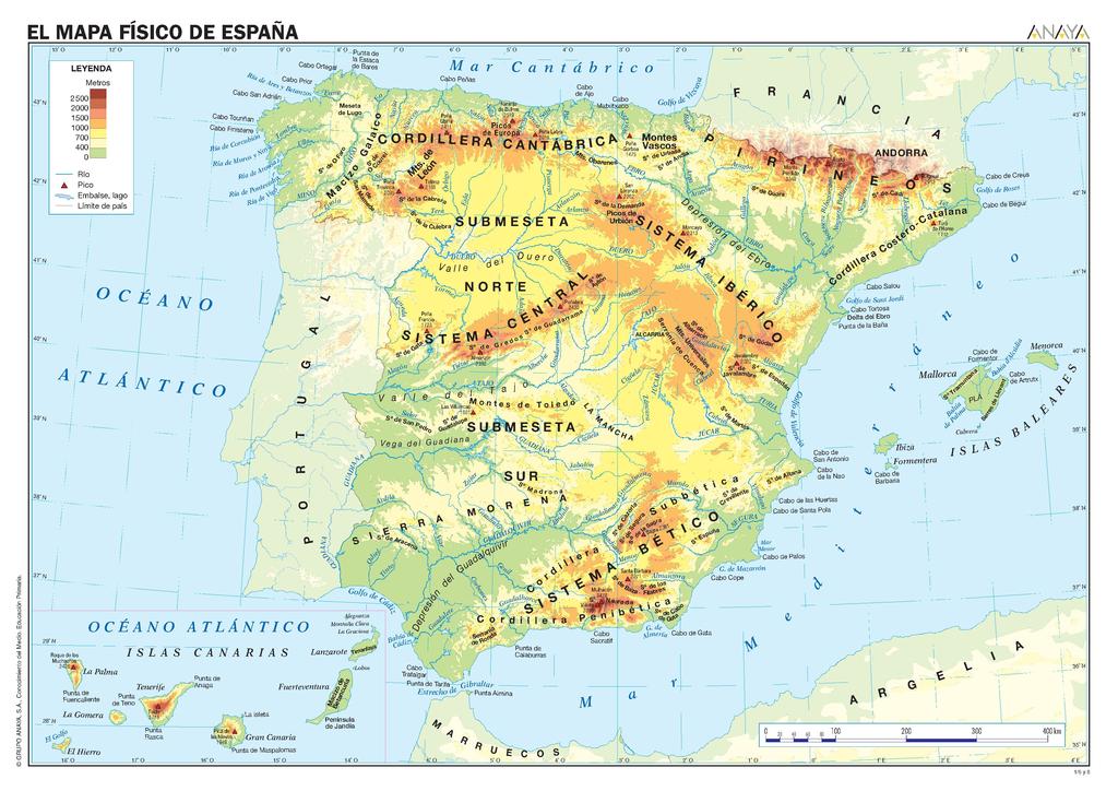 TEMA 1: EL ESPACIO GEOGRÁFICO ESPAÑOL: DIVERSIDAD
