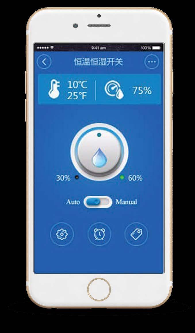 temperatura y la humedad del ambiente caen en el rango, se encenderá automáticamente en los dispositivos