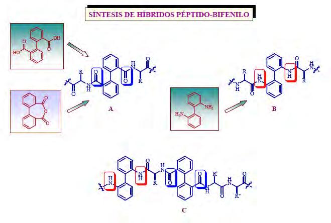 Híbridos péptido-bifenilo. Antecedentes. Feigel y col.