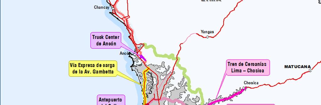 Barranca Lima -Ica / Lima Chosica IP Túnel Santa Rosa Accesos al puerto y