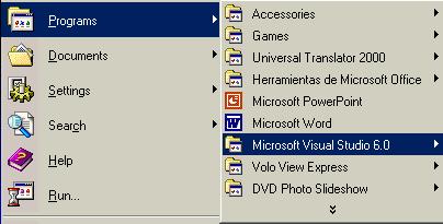 INICIAR UNA SECION DE TRABAJO EN VISUAL BASIC Visual basic es un lenguaje de programación que forma parte del Softaware Visual Studio en su version 6.