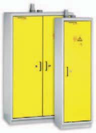 ARMARIOS DE SEGURIDAD SERIE D CLASSIC LINE Armarios de seguridad con estantes para el almacenamiento de sustancias peligrosas en lugares de trabajo conformes a TRbF20 Annex L.