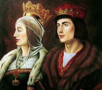 1.. Los REYES CATÓLIICOS y ell descubrri imientto de Amérri ica moriscos. Fernando II de Aragón se unió en matrimonio con Isabel I de Castilla de tal manera que ambas coronas compartieron Reyes.