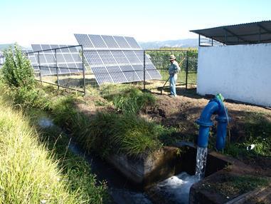 sustentable de la pequeña agricultura en Chile Apoyo a CNR en concursos de fomento al riego con ERNC. 1er concurso microhidroelectricidad y Ley 20.