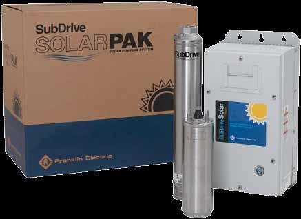 SUBDRIVE SOLARPAK El SubDrive SolarPAK es la solución de sistemas para requerimientos de bombas solares.