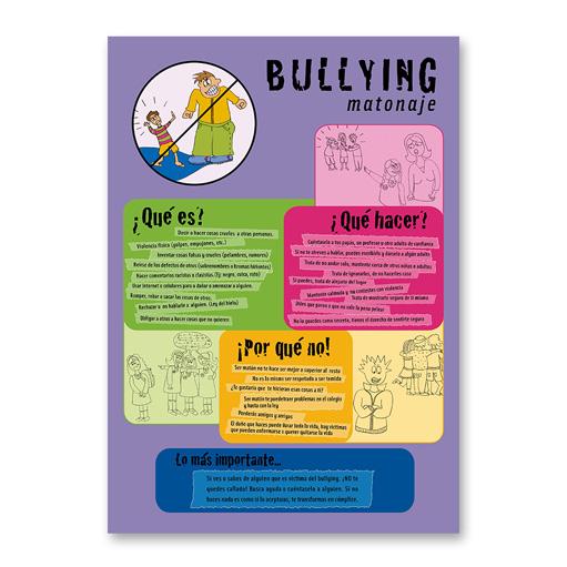 aborda: expresión emocional / manejo de emociones / habilidades emocionales Afiche Anti Bullying Herramienta para educar, prevenir y tratar el