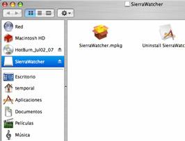 Posteriormente haga clic sobre el icono Download Now y guarde el archivo SierraWatcher1.2.