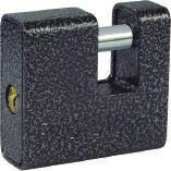 NDDOS andados de acero llave estándar, en caja andados de cortina cubierta BS F P22S38 Doble cerrojo. Seguridad estándar.