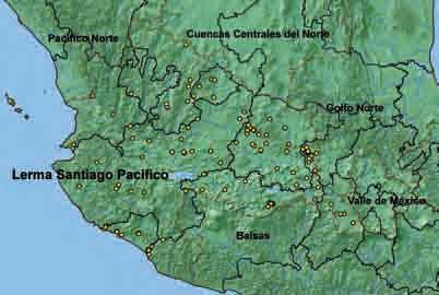 VIII. Lerma-Santiago-Pacífico En la región del Lerma-Santiago los problemas de inundaciones suelen presentarse en el Medio Lerma, no obstante la poca disponibilidad de agua de que se dispone, se