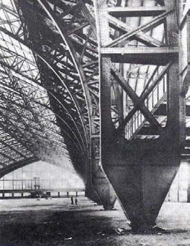 esqueletos de acero La Galería de las Máquinas. Victor Contamin y Ferdinand Dutert. París, 1889.