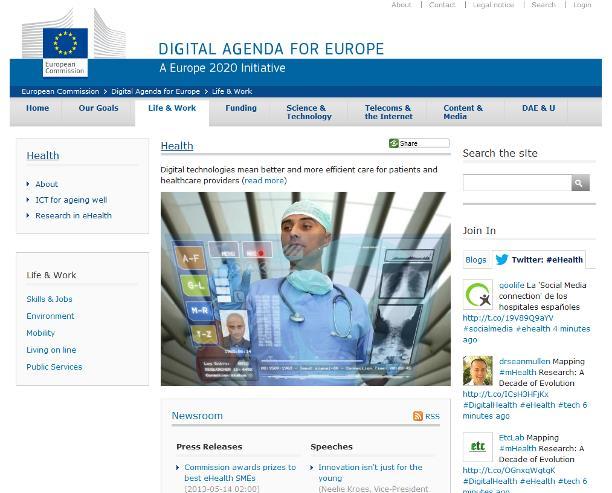 Digital Agenda for Europe: ICT for ageing well &