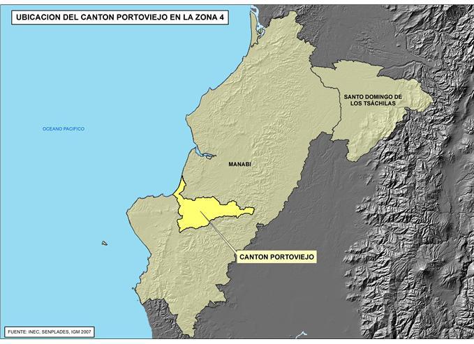 FICHA DE CIFRAS GENERALES CANTÓN Cantón PORTOVIEJO, Provincia de MANABÍ se encuentra en la Zona 4 de planificación.