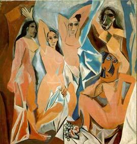 Cubismo Surge entre 1907-1910 Inspirado en Cézanne. No utilizan la perspectiva convencional ni los colores de la realidad, ni adoptan un punto de vista único.