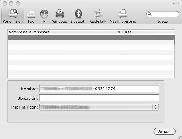 4 INSTALACIÓN DE LOS CONTROLADORES DE IMPRESORA PARA MACINTOSH Configuración de la impresión Bonjour (Mac OS X 10.5.x) 1 Abra Preferencias del Sistema y haga clic en [Impresión y Fax].