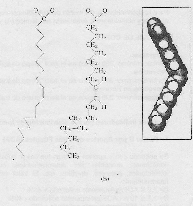En los monoinsaturados el doble enlace se encuentra preferentemente entre C-9 y C-10 ( 9 ) y los poliinsaturados suelen ser 12 y 15 Las insaturaciones de casi todos los ácidos grasos naturales se