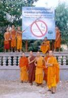Camboya tiene más de 3820 wats (templos) y el 35% de los 55.000 monjes son fumadores.