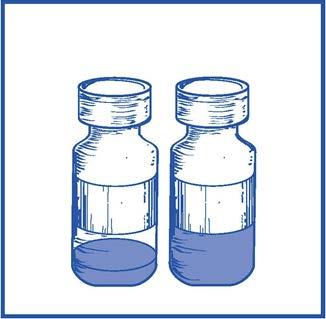 Nota: tanto el vial del concentrado de JEVTANA 60 mg/1,5 ml (volumen de llenado: 73,2 mg de cabazitaxel/1,83 ml) como el vial de disolvente (volumen de llenado: 5,67 ml) contienen un sobrellenado