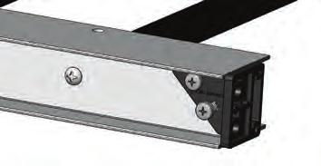 8 5 Coloque la barra inferior sobre una superficie plana nivelada con el dispositivo de nivelación hacia abajo.