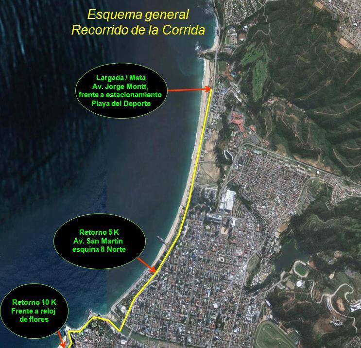 Mapa de la ruta: (poner mapa de GoogleMap) V. CATEGORÍAS Y PREMIOS. 10 km.